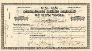 Union Consolidated Mining Co. of New York